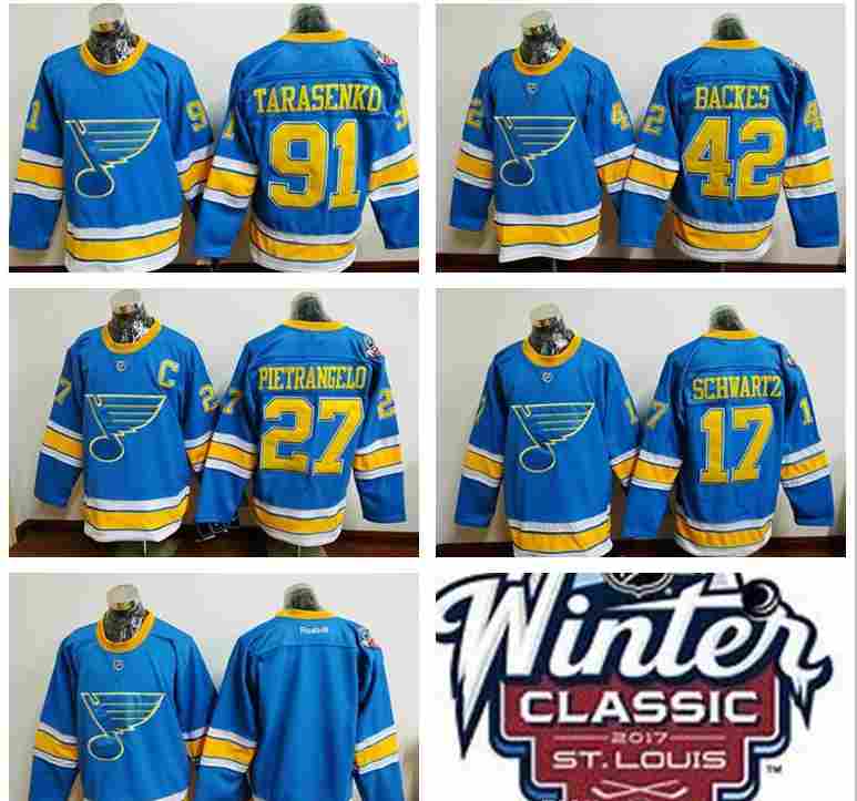 st louis blues winter classic jersey with patch