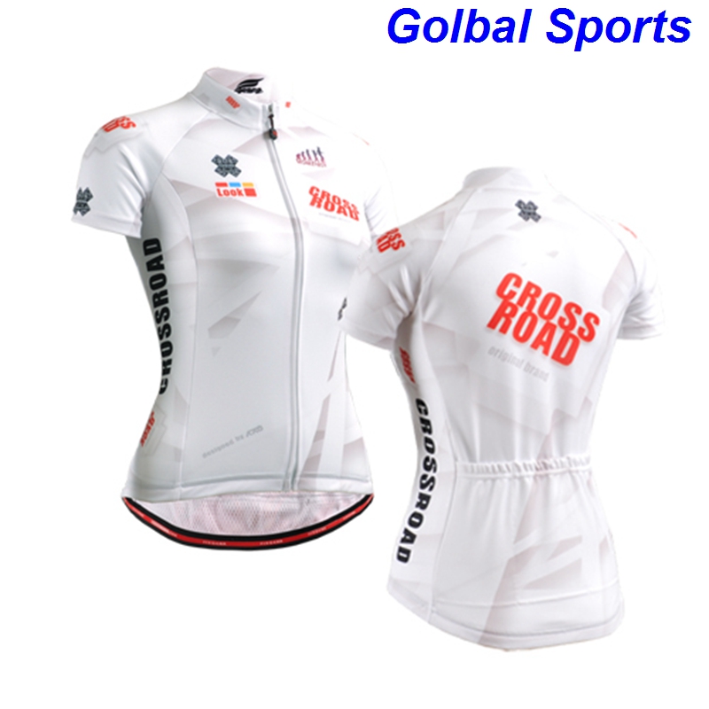 

New fashion 2020 Women Cool Short Sleeve Cycling Jersey Girl Cycling Clothes Cycle Gear Bicycle Clothes Womencs, As pic