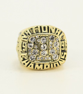 

Personal collection 1996 FSU Seminoles Nation Football Championship Ring with Collector's Display Case