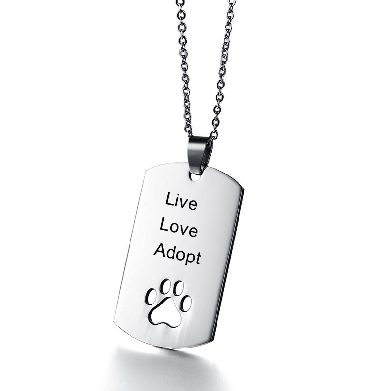 custom dog tag for him