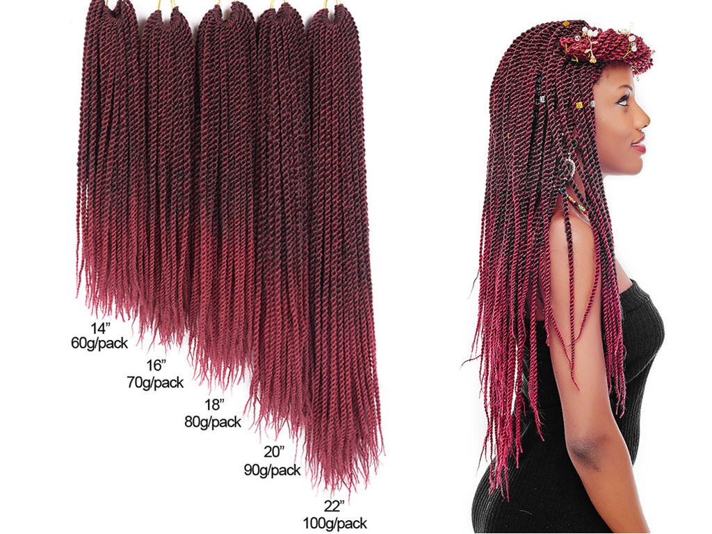 

16" 20" 30strands Ombre Kanekalon Crotchet Braid Hair Extension Synthetic Senegalese Twist Dreadlock Box Braiding Hair, Grey