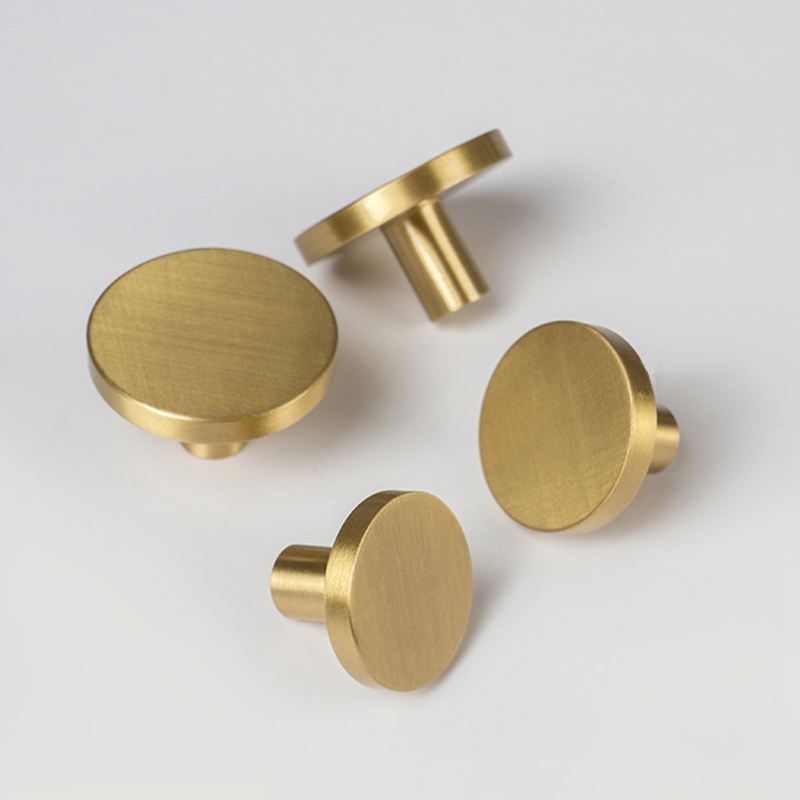 

Drawer knobs solid brass handles for furniture wardrobe cabinet doors Kitchen Dresser Cabinet Pull Handle with screws