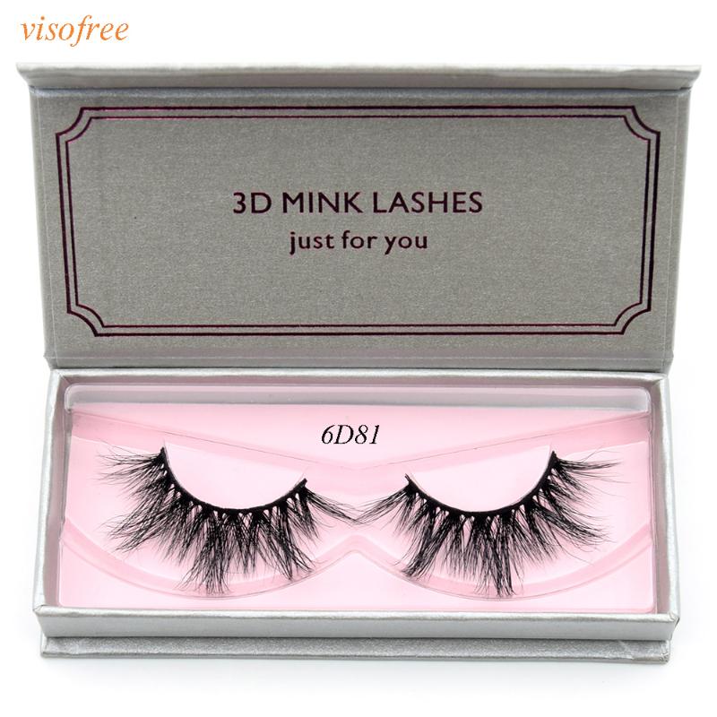 

Visofree Eyelashes 6D Mink Eyelashes Full Volume Mink False Eyelash Reusable Dramatic Lashes 5D Lashes Box