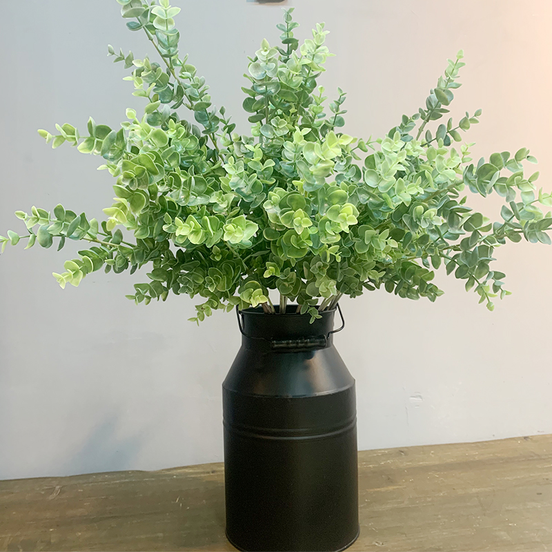 

artificial eucalyptus leaves plastic plant branches fake leaves home wedding decoration christmas party decor faux foliage, Olive