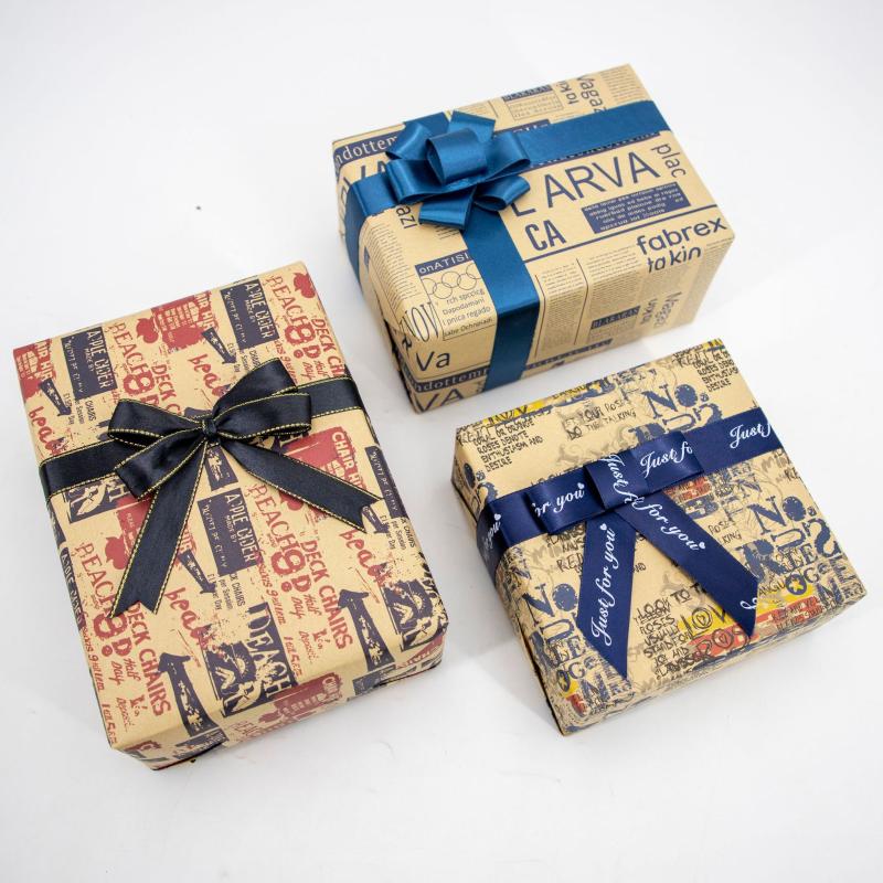 

New Goods 52x75cm Wrapping Paper Vintage Newspaper European Gift Wrap Artware Packing Package Paper Christmas Kraft 80g