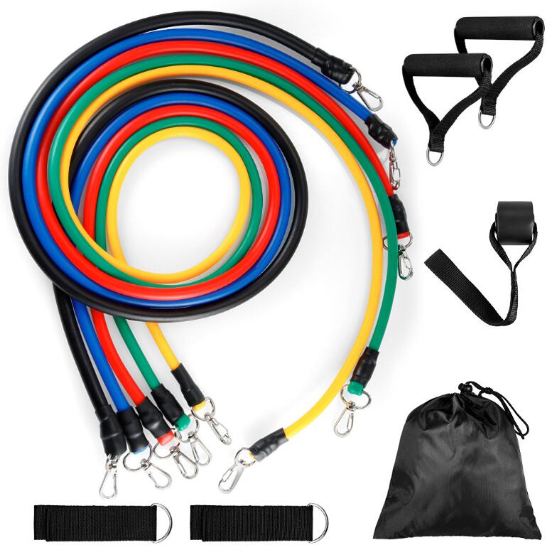 

Fitness Rally 11 Sets Of Multi-Functional Muscle Yoga Training Rope Strength Training Resistance Band Muscle Elastic Band
