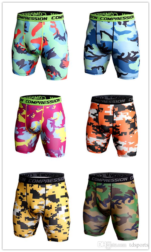 

New tight trousers style Clothing Male Compression Tights Shorts Bermuda Masculina Men sport jogges Short Pants free shipping, As pic show