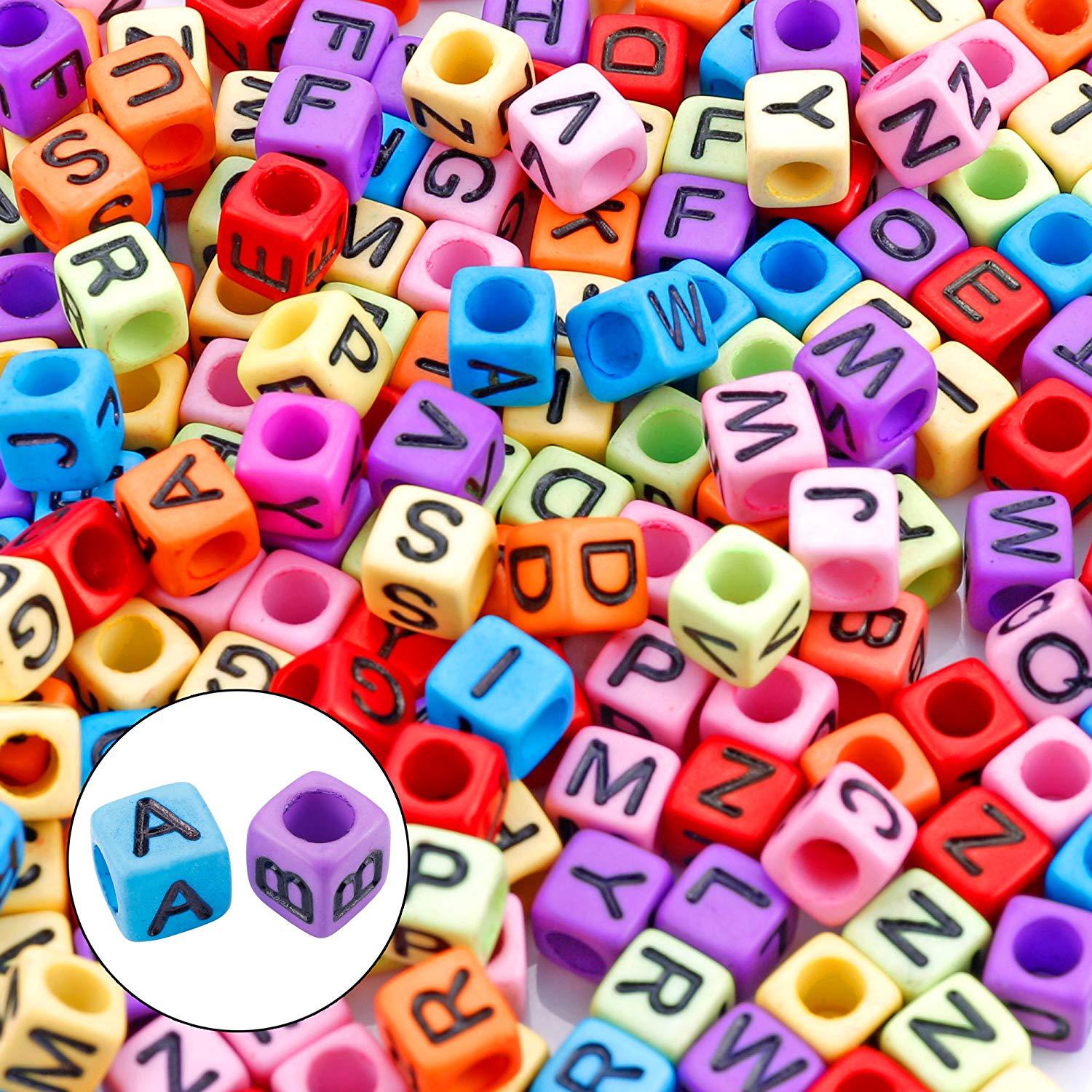 

Kimter Acrylic Letter Alphabet Cube Bead Jewelry Making Mixed Loose Beads DIY Handicrafts for Necklace Bracelet Free DHL N54Y F