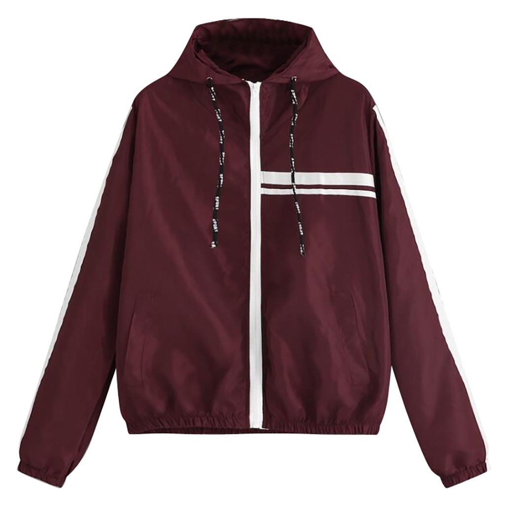 

Feitong Womens Hoodies Sweatshirts Patchwork Long Sleeve O-neck Stripe Hooded Easy Leisure Sport Coat Outwear, Yellow