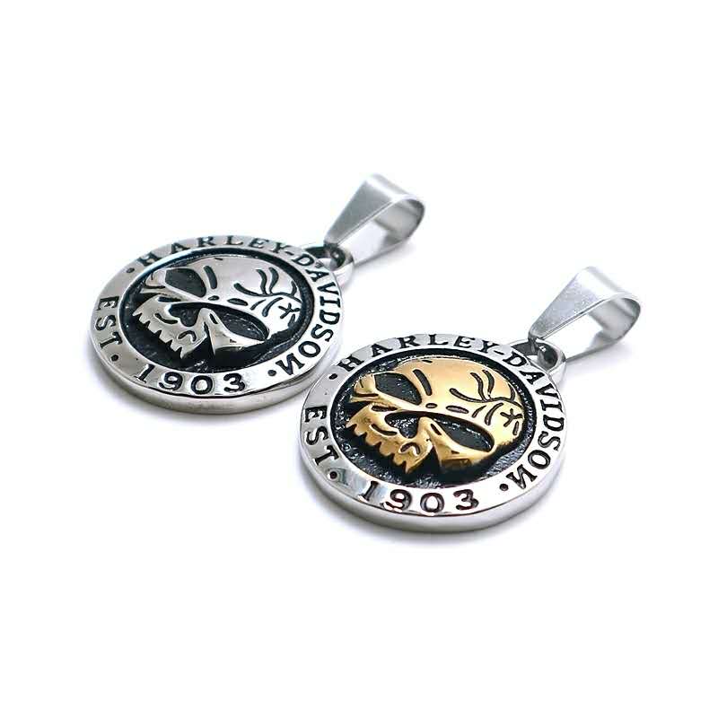 

Big Hasvr PUNK MOTORCYLE HARLEY PENDANT FOR MEN.S NECKLACES