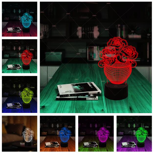 Importados Among us luz de noche LED 3D 7 colores Importados Among us luz de noche LED 3D 7 colores