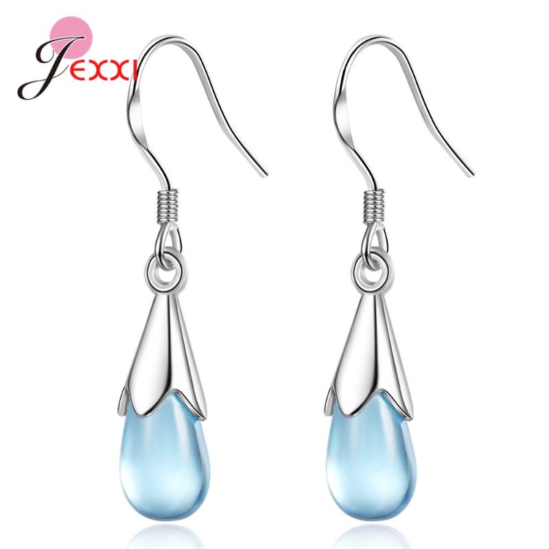 

Dangle & Chandelier 925 Sterling Silver Earrings Waterdrop Jewelry Earring For Female Wedding Party Gifts Ornaments Wholesale