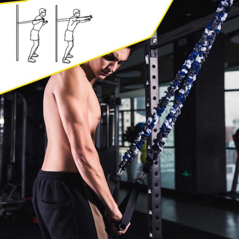 

Latex Resistance Bands Crossfit Training Body Exercise Yoga Tubes Pull Rope Chest Expander Pilates Fitness with Bag
