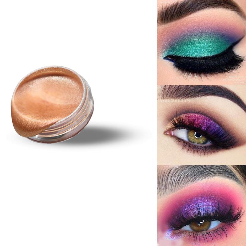 

7 Colors Nude Shining Glitter Eyeshadow Palette Waterproof Smoky Eye Shadow Pallete Powder Cosmetics, Spongestick2