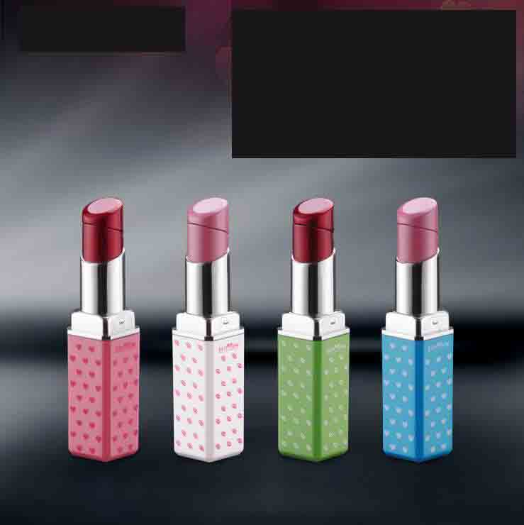 

Newest Lipstick Shaped Butane Cigarette Lighter Inflatable No Gas Flame Lady Lighters 4 colors For Smoking Pipes Kitchen Tool