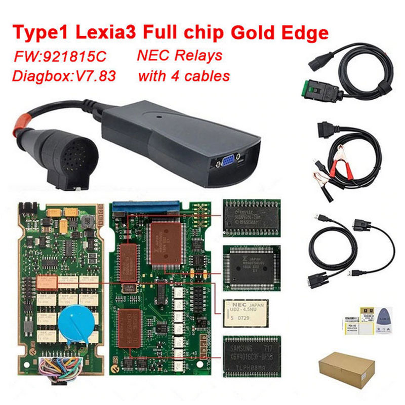 

Lexia 3 PP2000 Full Chip Diagbox V7.83 Firmware 921815C Lexia3 V48/V25 for Citroen Peugeot Diagnostic Tool