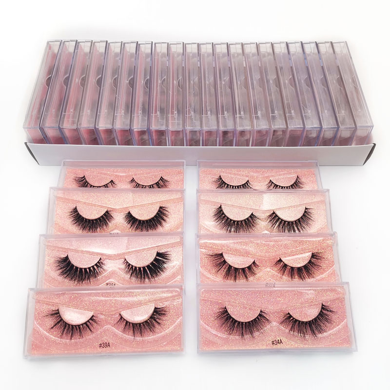 

Eyelashes Mink Eyelashes Wholesale Lashes In Bulk Mink Lashes Natural False Bulk Makeup For Free Shipping