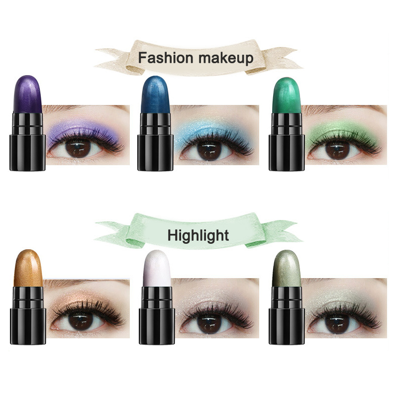 

New 12pcs Glitter Eyeshadow Pen Set Shimmer Highlighter Eye Shadow Cosmetics SCI88
