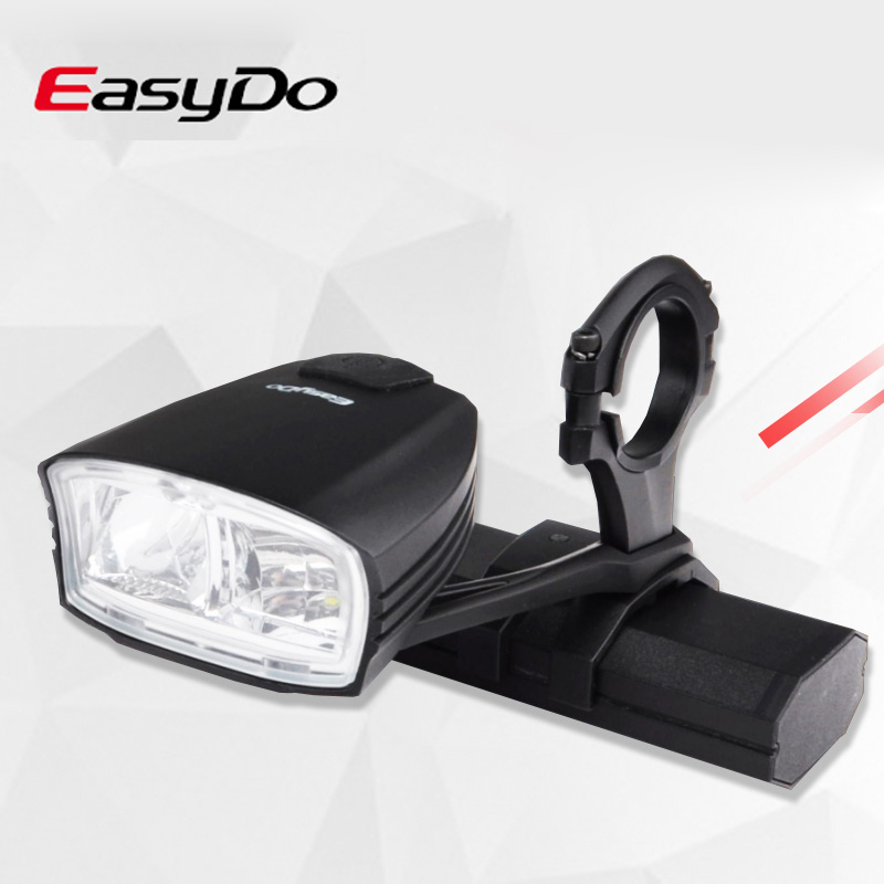 

New EasyDo Intelligent Bicycle Headlight with High/ Low Beam Switch MTB Road Bike USB Rechargeable Front Lamp Cycling Head Light