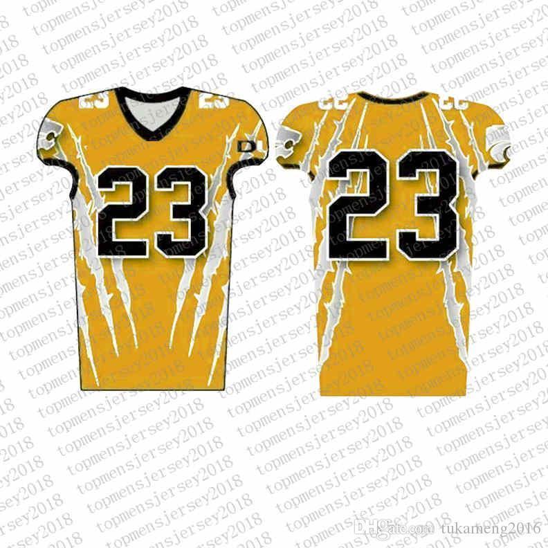 

Top Custom Football Jerseys Mens Embroidery Logos Jersey Free Shipping Cheap wholesale Any name any number Size S-XXXL00005, Picture