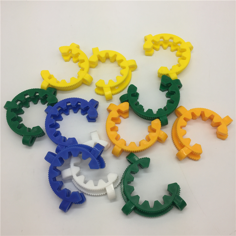 

DHL 34mm 45mm joint size Plastic Keck Clip/ K Clip Laboratory Lab Clamp Clip For Glass joints bong different color water pipe clips