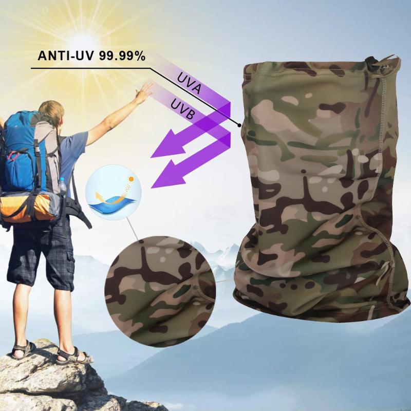 

Bandana 3D Outdoor Hiking Scarf Skull Neck Gaiters Bandanas Sports Mouth Protection Scarves Dust-Proof Tube Scarf June 30th, White