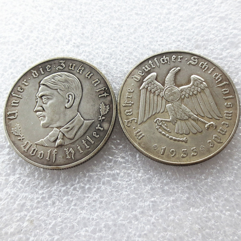 

H(11)Germany Commemorative Coins 1933 Copy Coins Brass Craft Ornaments