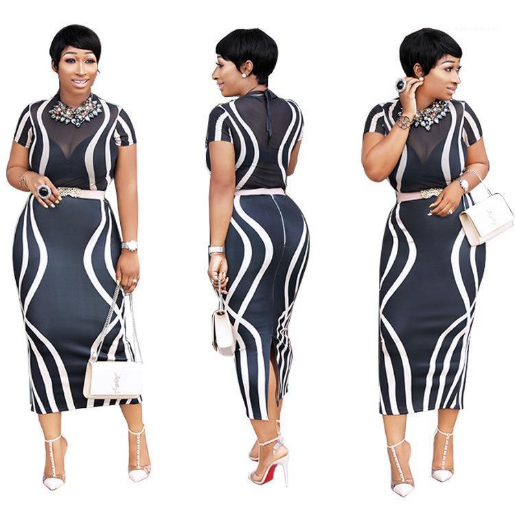 

Designer Sexy Club Party Women Dresses Fashion Female Clothing Women Summer Bodycon Dress O-Neck Short Sleeve Split Dresses, Black