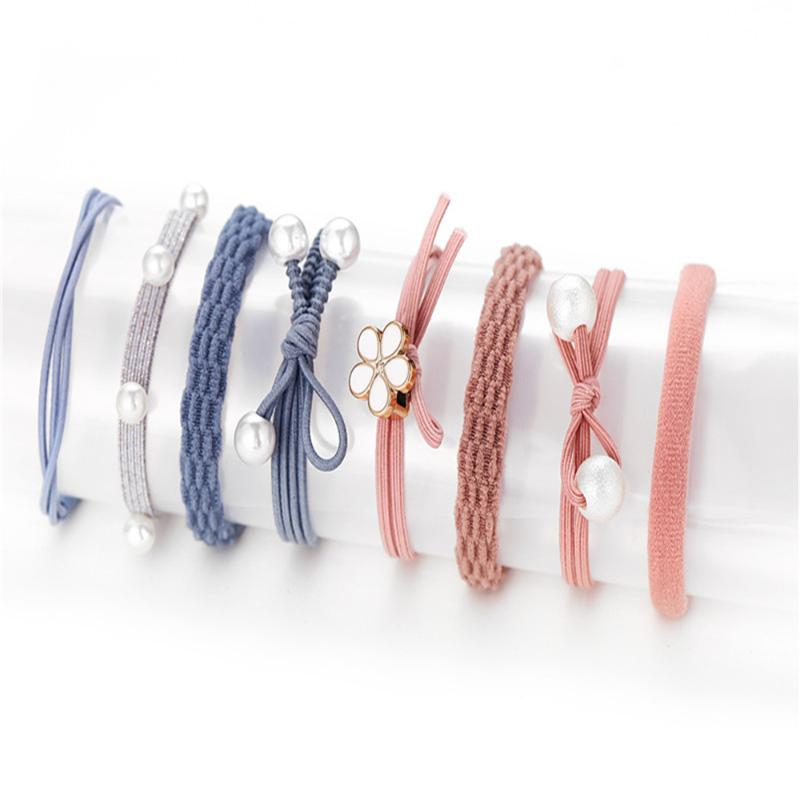 

Trendy Colorful Cotton Headbands Hairwear for Women Round Cute Daily Ornaments