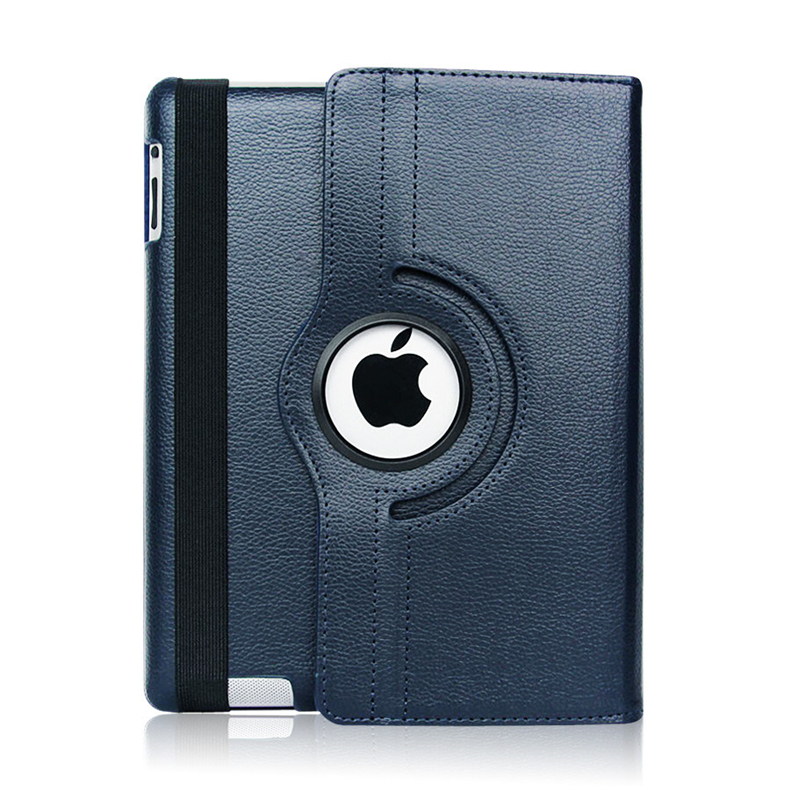 

360 degree rotating leather smart cover case for ipad air 1 ipad 9 7