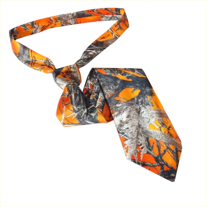 

CAMO Groom Ties Customized Satin Men And Boy's Ties Neck Tie, Custom made color