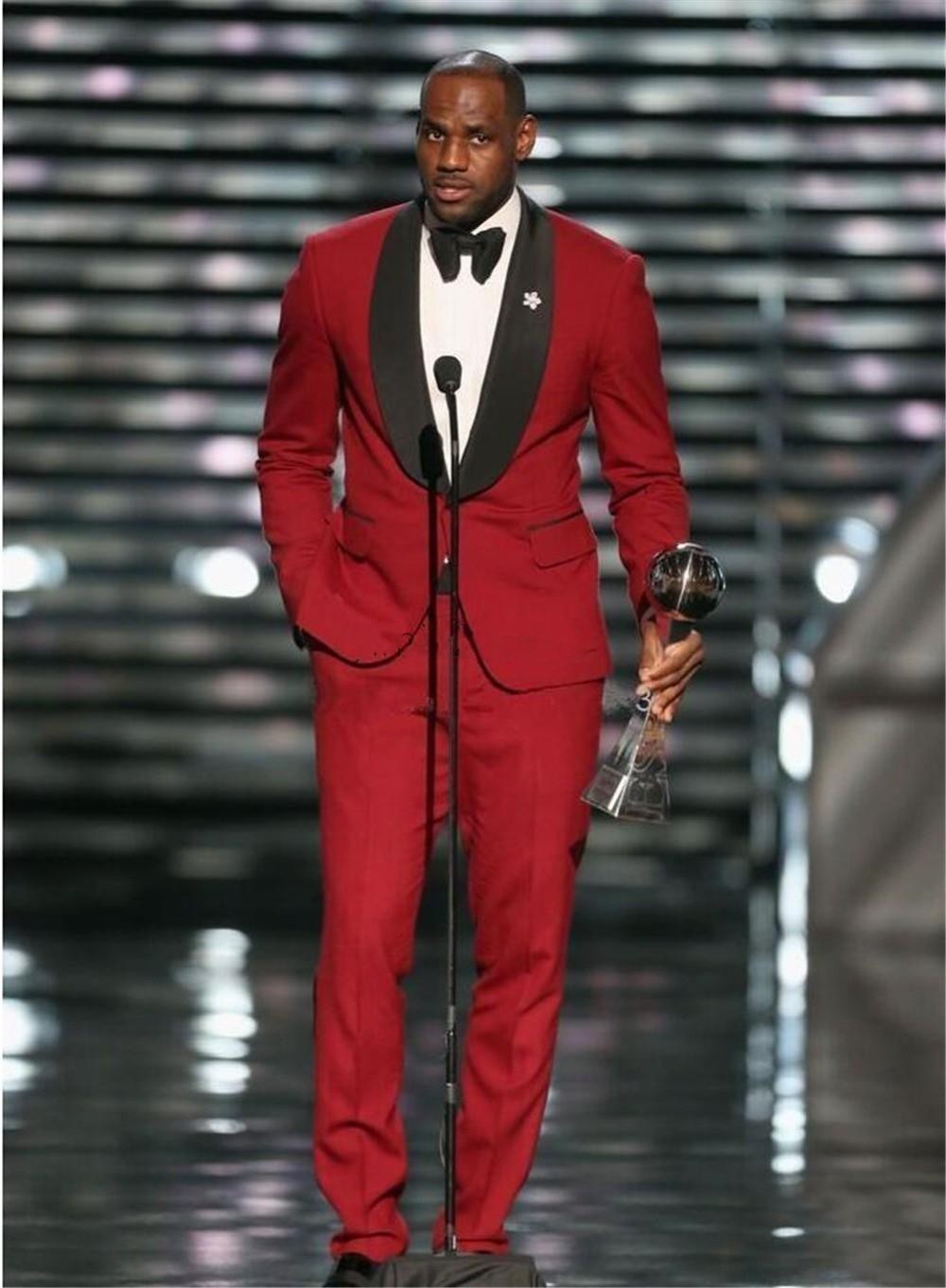 

Fashion Red Groom Tuxedos Beautiful Black Shawl Lapel Men Formal Suits Business Men Wear Wedding Prom Dinner Suits (Jacket+Pants+Tie) 2158, Same as image