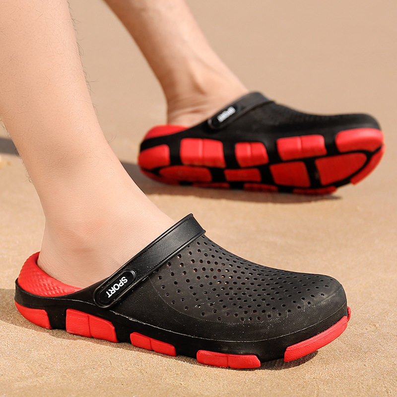 

Summer Breathable Men's Sandals Soft Leather Casual Shoes Comfortable Flats Man slippers Roman Style Beach Sandals hjm89