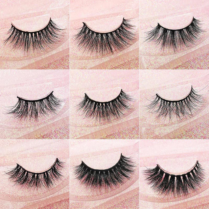 

Eyelashes 3D Mink Lashes Wispy Fluffy False Eyelashes Handmade Crisscross Mink Eyelash Extension false Fake make up