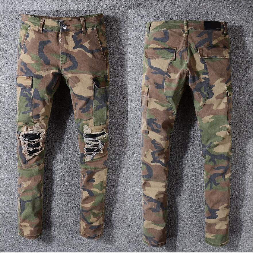 

2020 Mens Designer Pants Robin Rock Studs Denim Pants Designer Mens Designer Jeans Large Size Camouflage Pants Mens Jeans, Blue