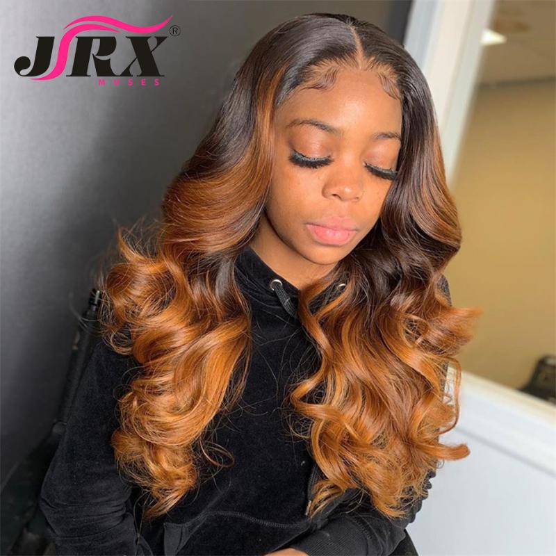 

Ombre Human Hair Wigs 13x6 Malaysian Remy Hair Lace Front Wig Loose Deep Wave Human Wigs Preplucked Wig, As pic