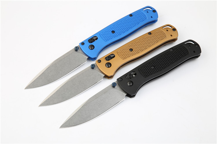 

High Quality Butterfly 535 Pocket Folding Knife S30V Stone Wash Drop Point Blade Aviation Aluminum Handle With Original Retail Box