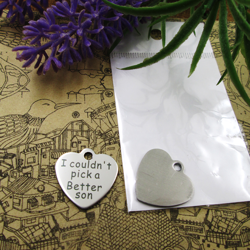 

40pcs--"I couldn't pick a Better son"stainless steel charms more style for choosing DIY Charms pendants for necklace