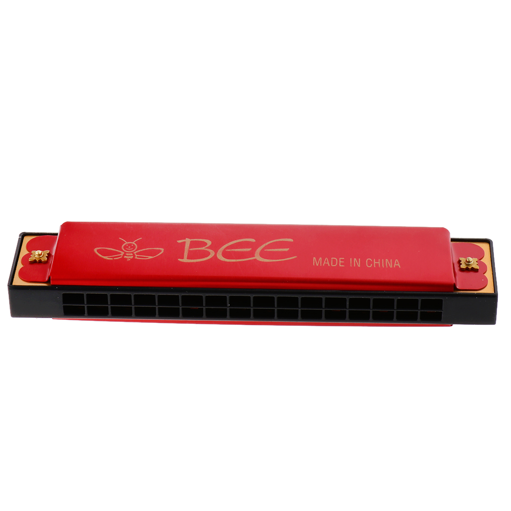 

16 Holes Key of C Tremolo Harmonica Mouth Organ Colorful for Children Early Education Toy