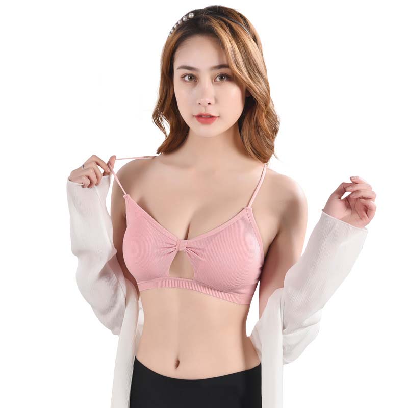 

Women Cotton Bras Front Hollow Out Sexy Bras For Women Underwear Seamless Brassiere Beautiful Back Lingerie Wire Free Intimates