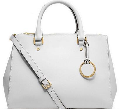 mk white handbag