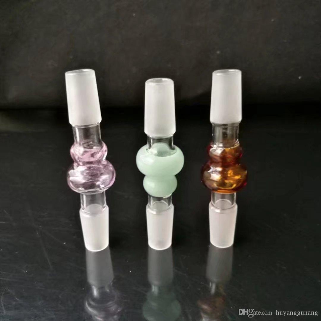 

Color gourd adapter Wholesale Glass Hookah, Glass Water Pipe Fittings, Free Shipping