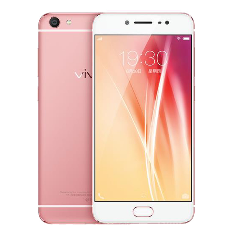 

Original VIVO X7 Plus 4G LTE Mobile Phone 4GB RAM 64GB ROM Snapdragon 652 Octa Core Android 5.7" 16MP OTG Fingerprint ID Smart Cell Phone, Pink