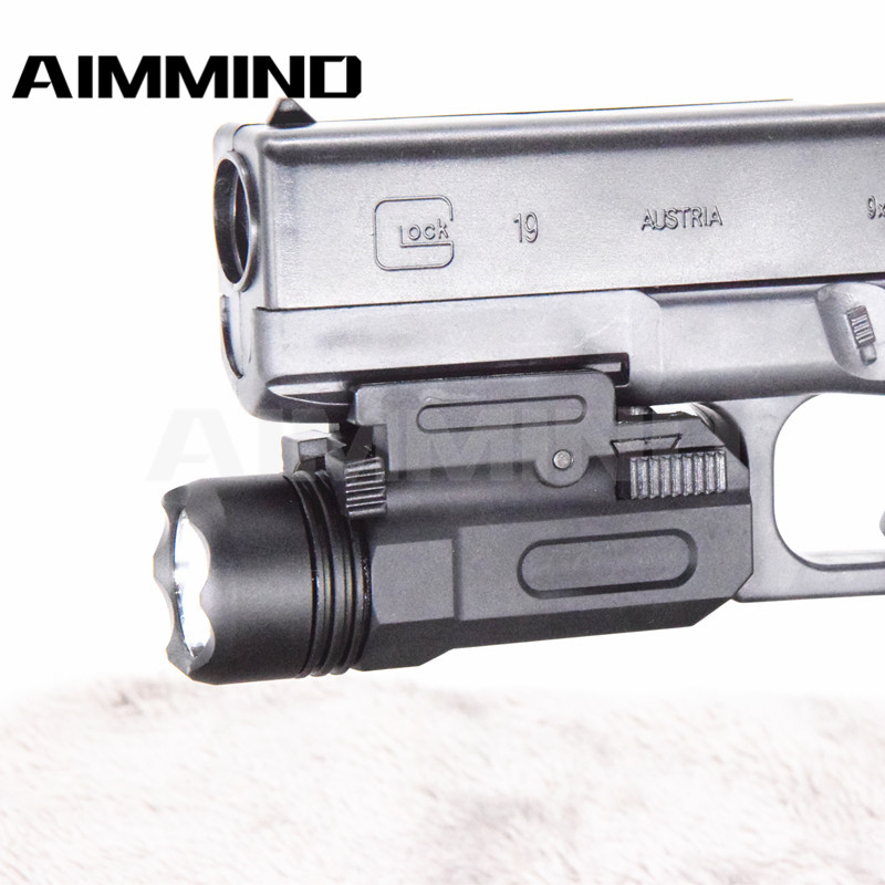 

Tactical Pistol LED Flashlight with Quick Release 20mm Mount Base for Pistol LED Flashlight for pistol rifle