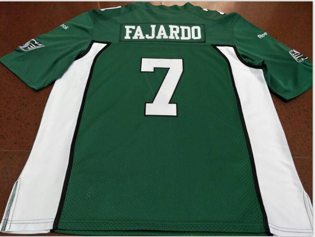 

rare Men Youth women Vintage Saskatchewan Roughrider #7 Cody FAJARDO Football Jersey size s-5XL or custom any name or number jersey, Green men s-4xl