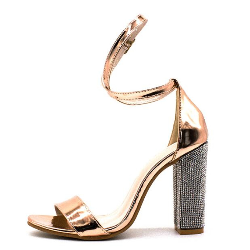 

Hot Sale-Women Heeled Strap Pumps Super High Heels 8 CM Square Heels Lady Shoes XDA5522, Black