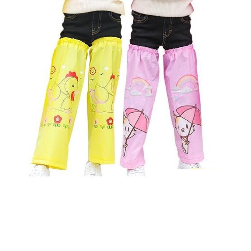 2018 New Children'S Waterproof Leg Sets Outdoor Walking Climbing Bicycling Raincoat Rainwear Rain Cover Kids Rain Proof Pants qFPAv