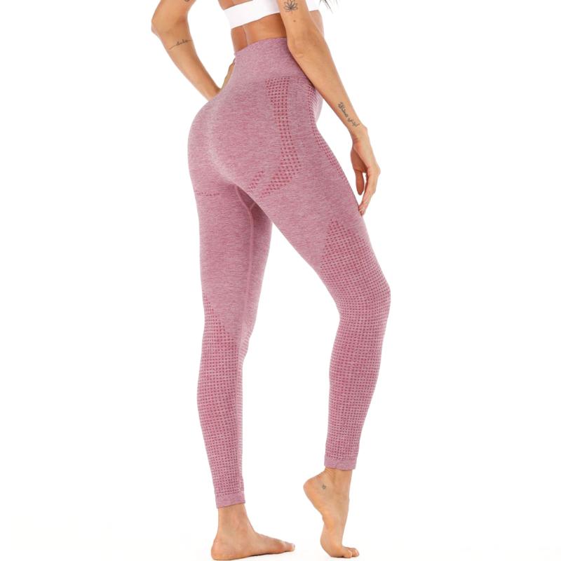 

Women High Waist Leggings Yoga Pants Quick Drying Seamless for Sports Fitness ZJ55, Dark gray