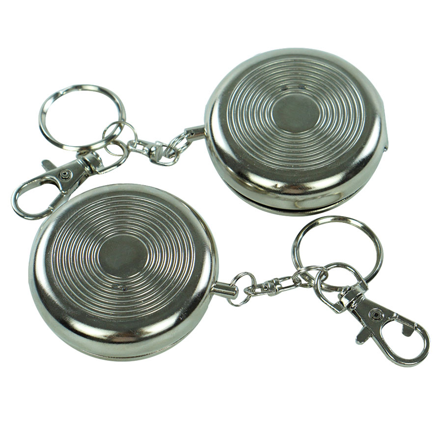 

round key chain metal ashtray diameter 2 tobacco hand roller tobacco grinder smoking accessories cigarettes tools 2 styles trays
