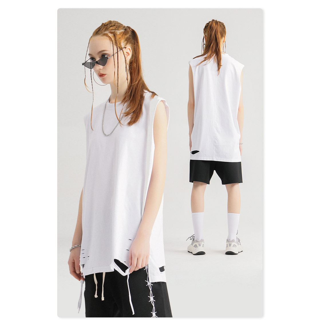 

Men Women Designer T-shirts Vest Men Summer Street Style Hiphop Tees Mens Womens Vintage Loose Tank T-Shirt Casual Tops Hot Sale, Black